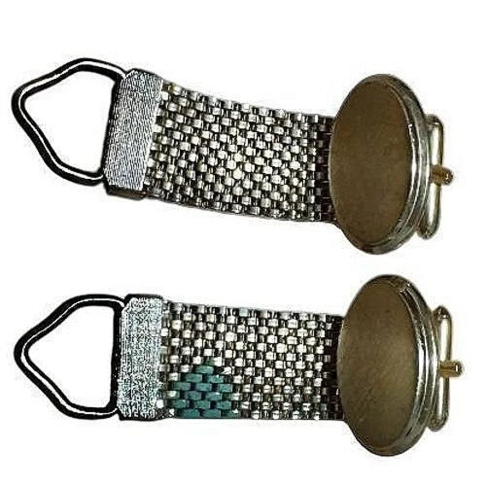 Vintage Cuff Links Set: Silver Tone, Mesh Design, Formal Wear,‎ Lot of 3